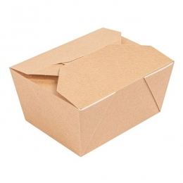 Boite américaine carton rectangulaire 780ml micro-ondable paquet (50U)x10 - GARCIA DE POU
