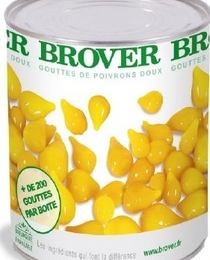 Goutte de poivron jaune doux 4/4 - BROVER