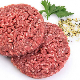 Steak haché boeuf race à viande Limousine VBF 15%Mg façon bouchère rond (150g x20) - Surgelé