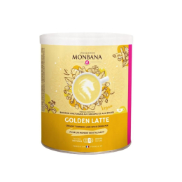 Monbana - Préparation pour golden latte curcuma épices boite 350g