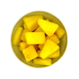 Ananas morceaux 20x20mm IQF (1Kg x5) - FRUITS ROUGES & CO -Surgelé