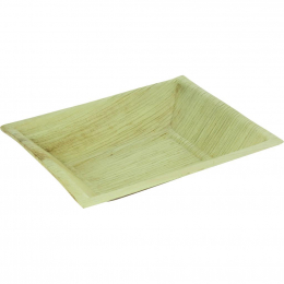 Assiette rectangulaire palmier 180x130 mm [180x130x25] [100 (10x10)]