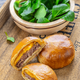 Bun'n' Steak Cheddar 150g (x20) - Surgele