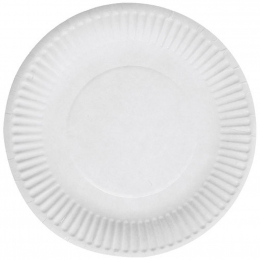 Assiette ronde carton blanche Ø 180 mm [x180x] [1000 (10x100)]