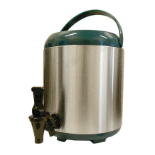 Bubble Tea - Thermos 8 Litres Inox Vert Avec Robinet